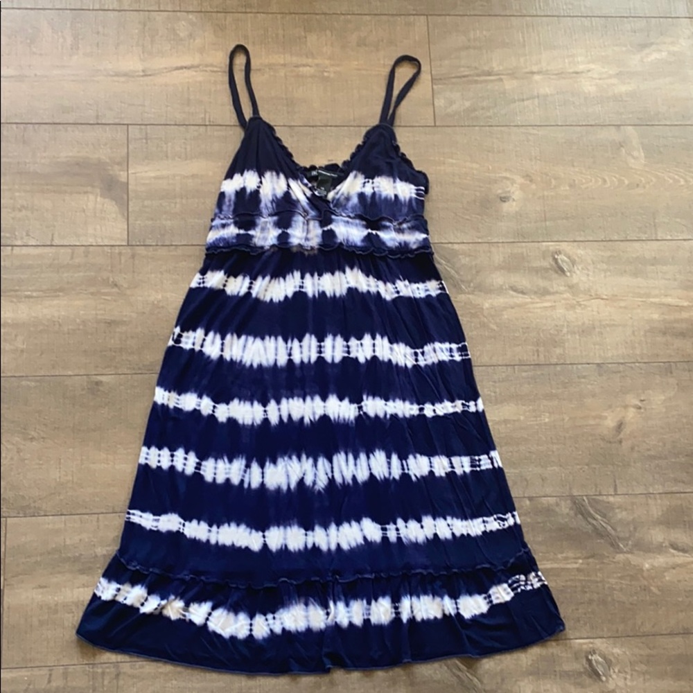 INC Ruffled Tie-Dye Dress
